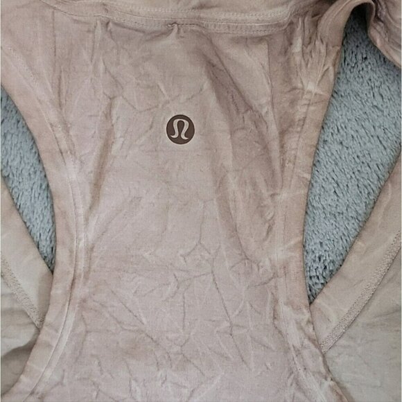 Lululemon Love Tank Top Summit Wash Smokey Topaz Size 6 - Picture 4 of 5